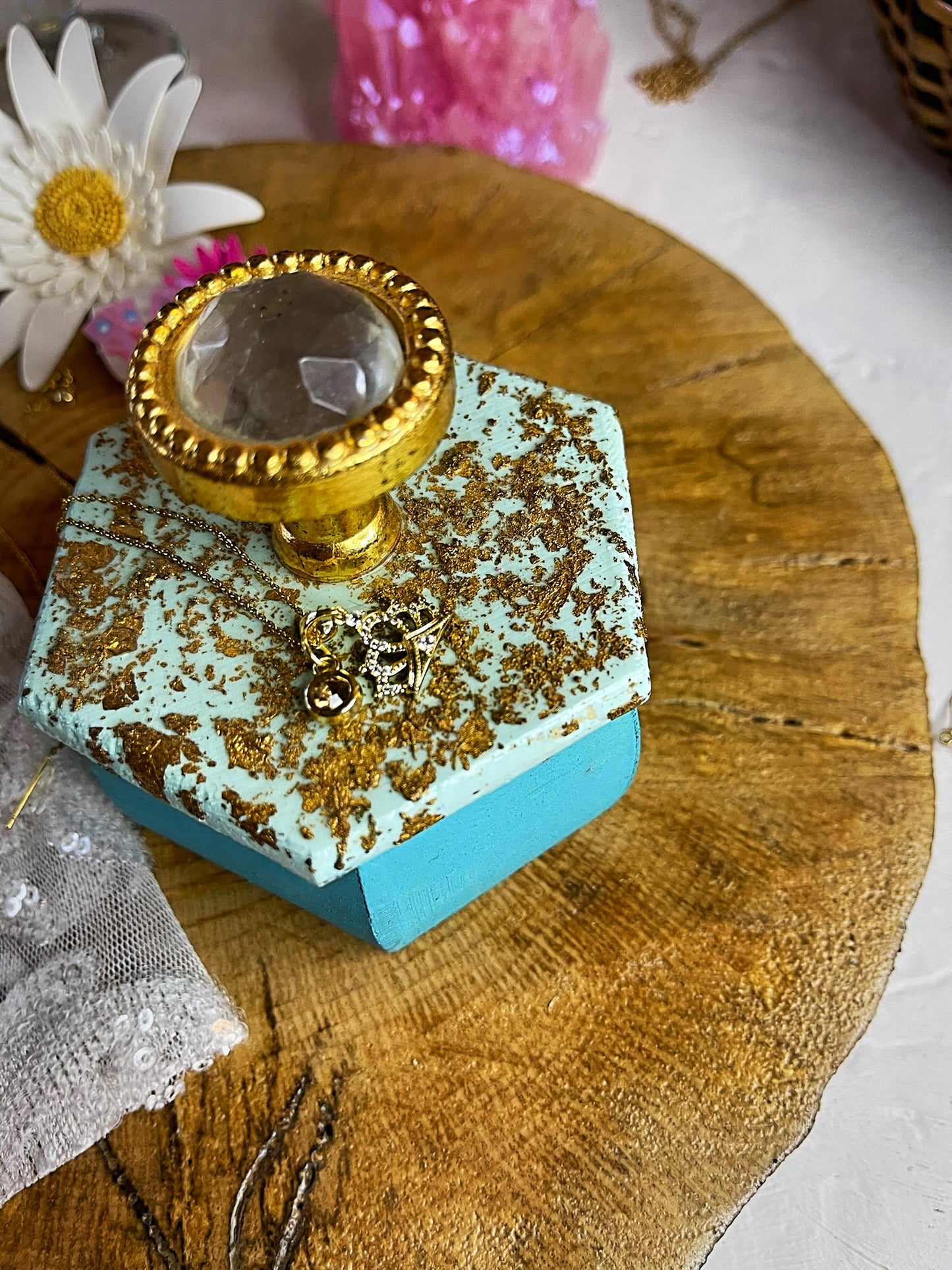 Princess Crown Birthstone Necklace