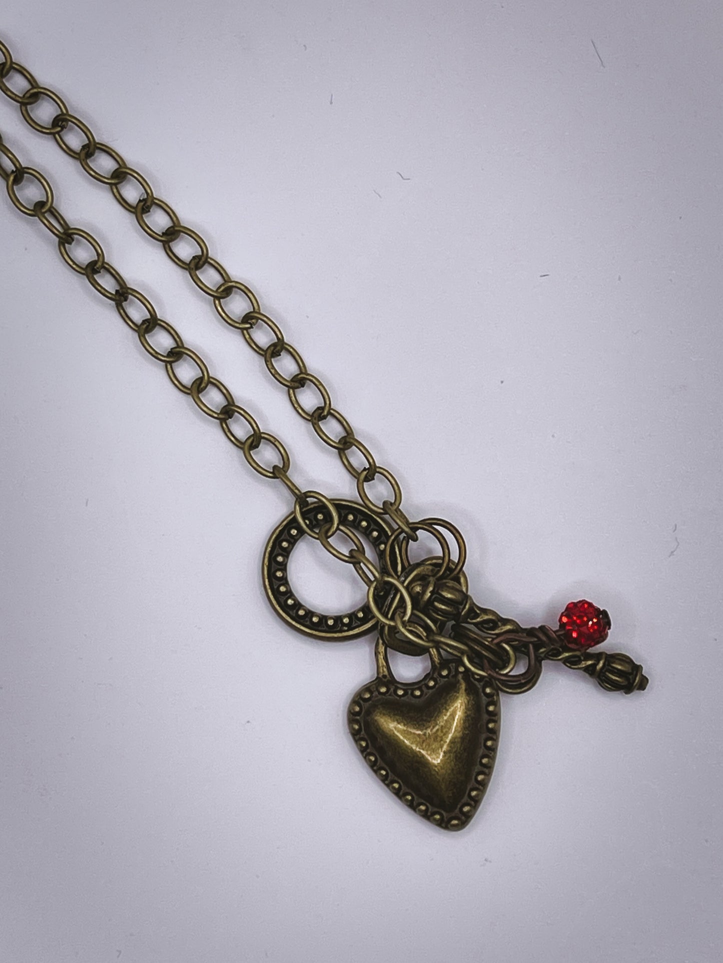 Beauty and the Beast Rose Necklace