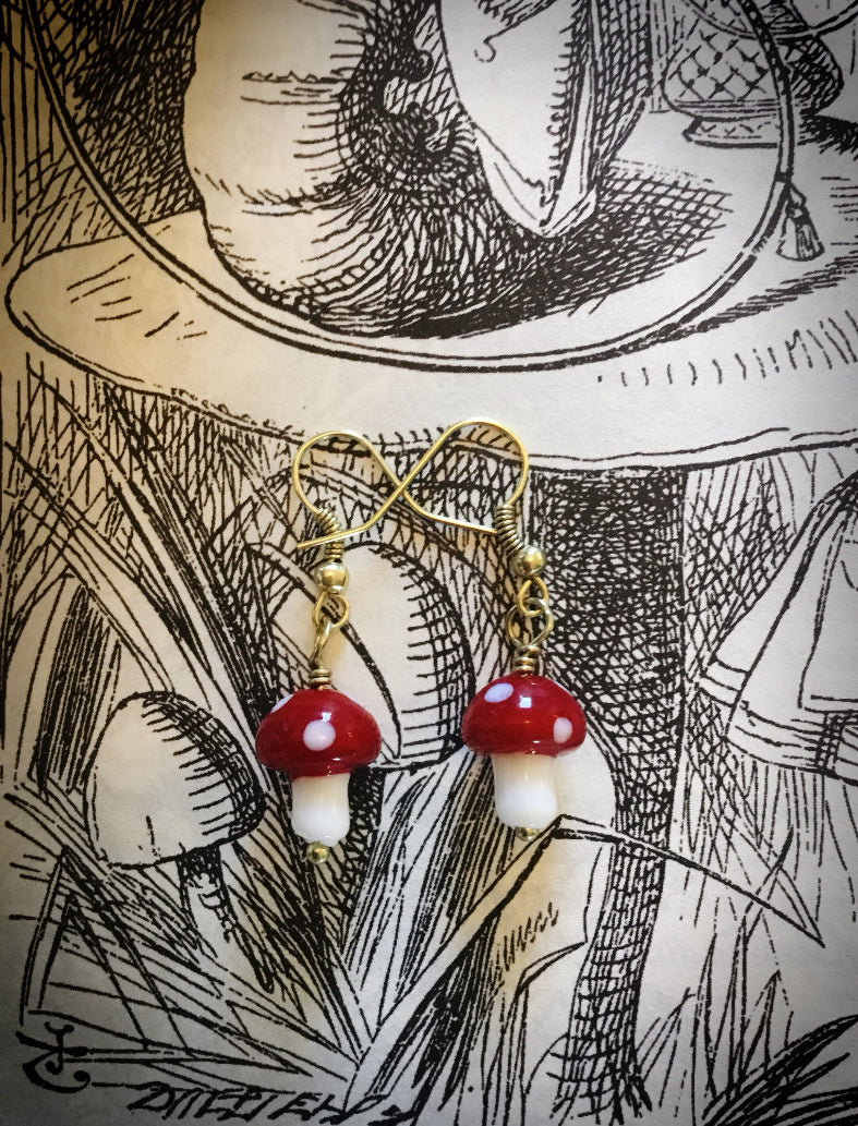 Mushroom Earrings
