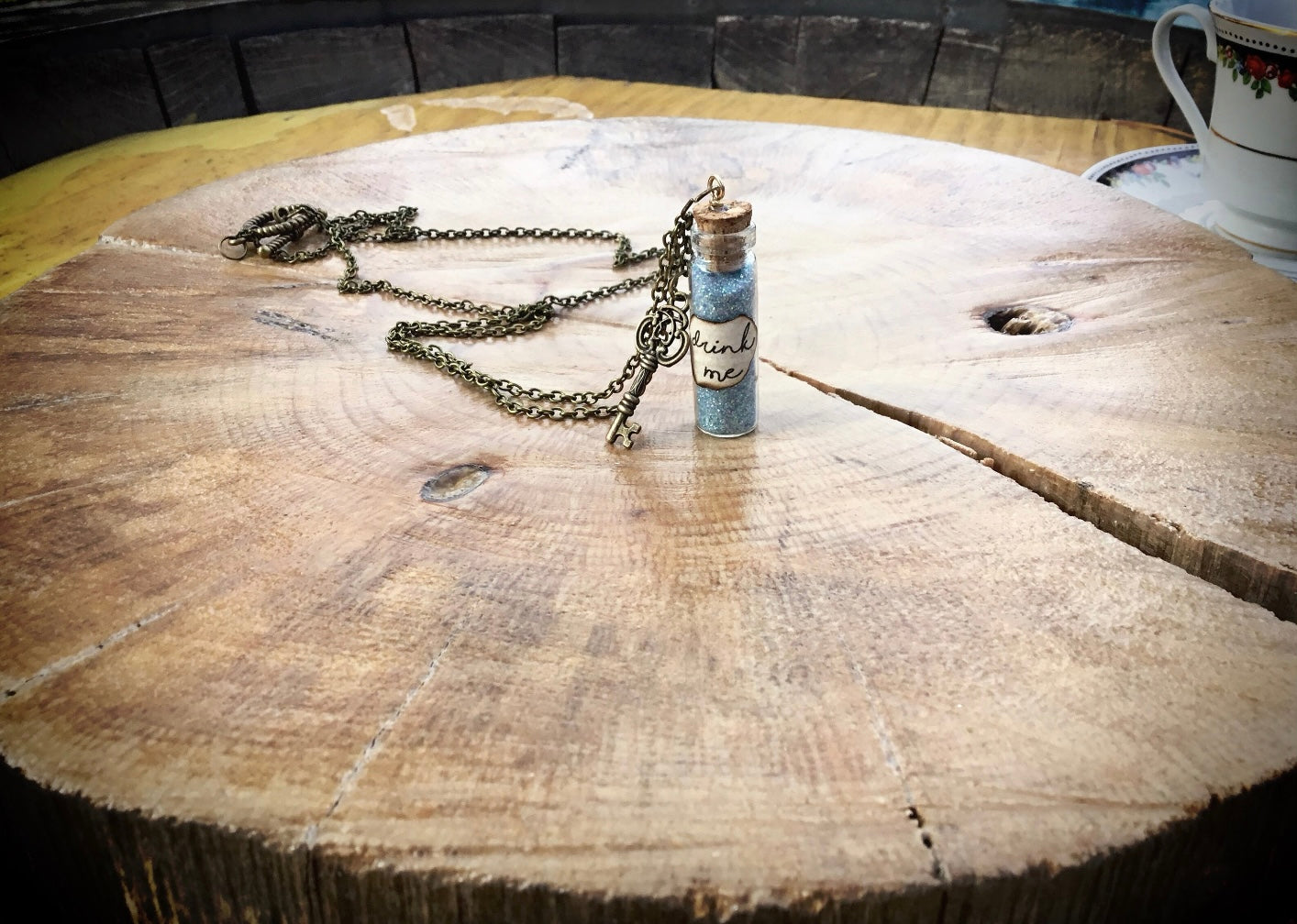 Drink Me and Eat Me Necklaces