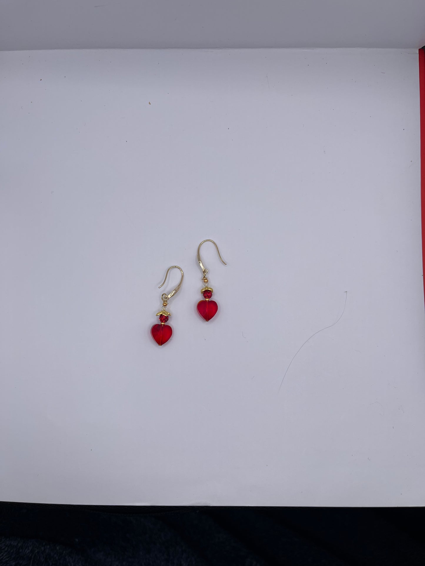 Red Queen Heart Earrings