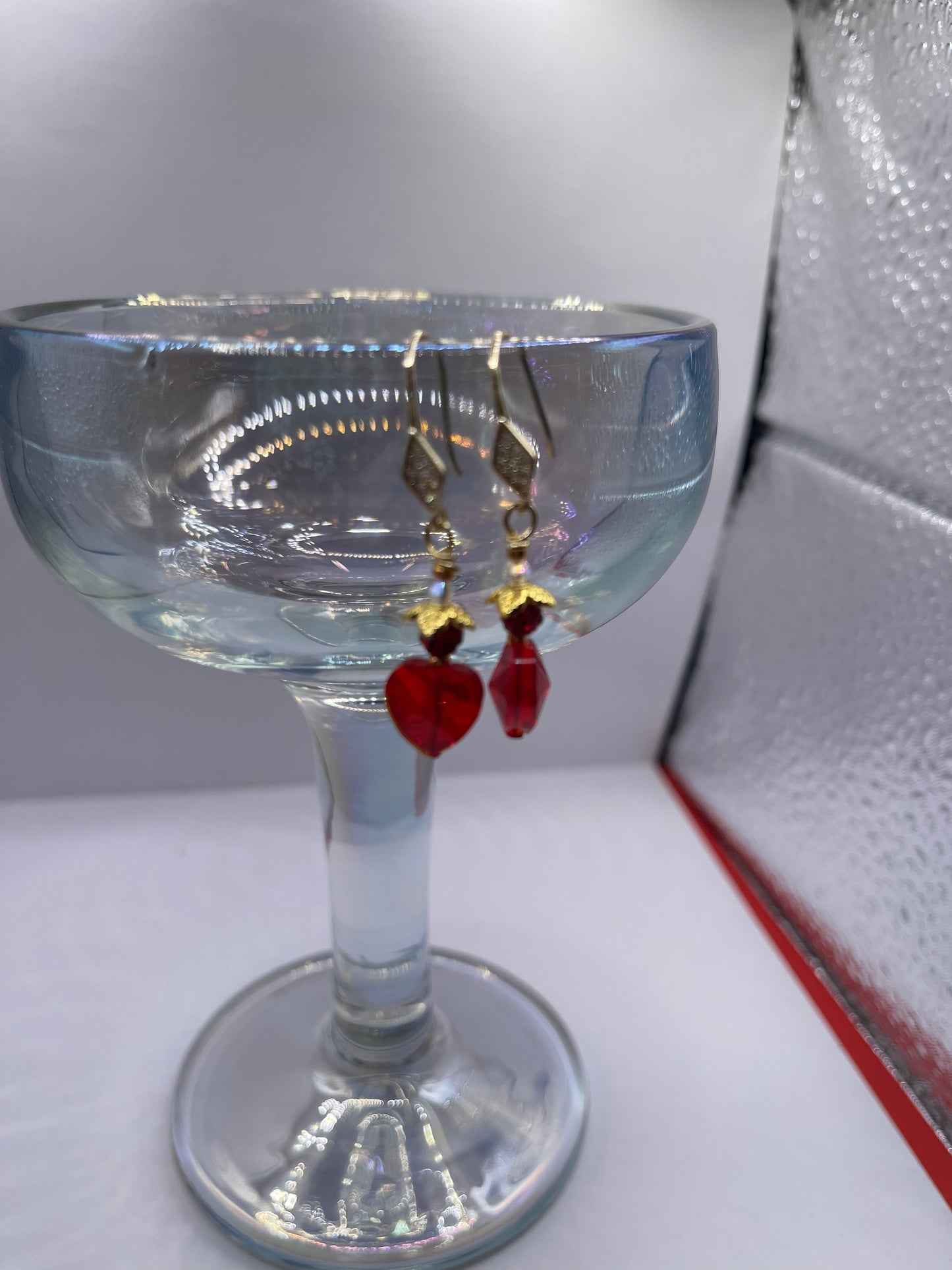 Red Queen Heart Earrings