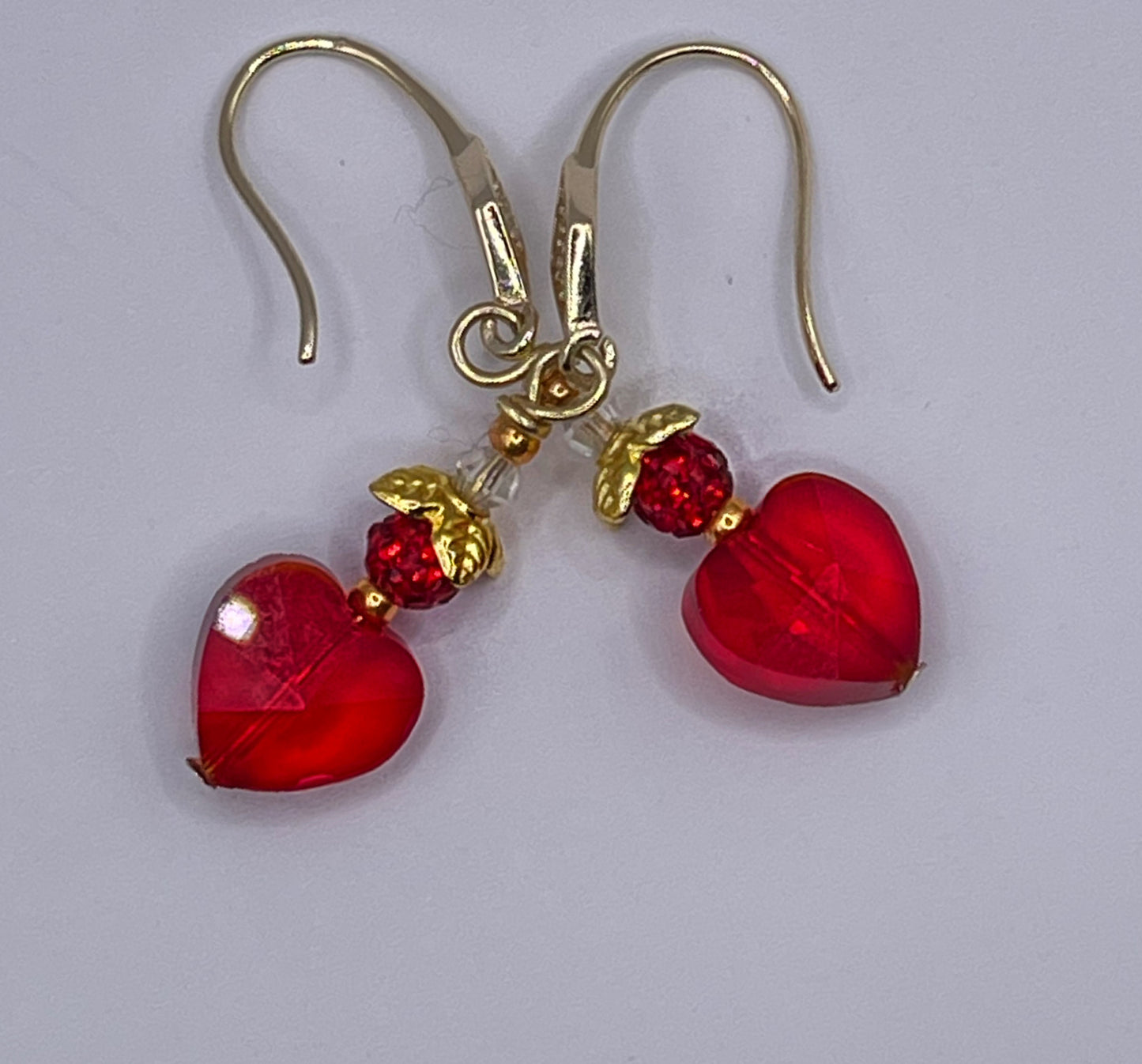 Red Queen Heart Earrings