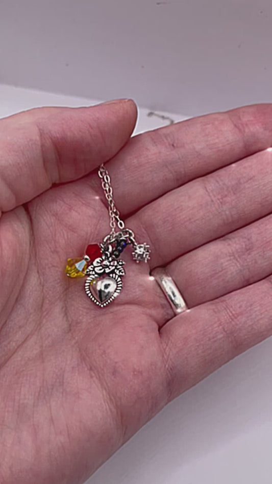 Disney Princess Inspired Heart Necklaces